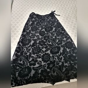 Gorgeous Wrap Burn Out Skirt